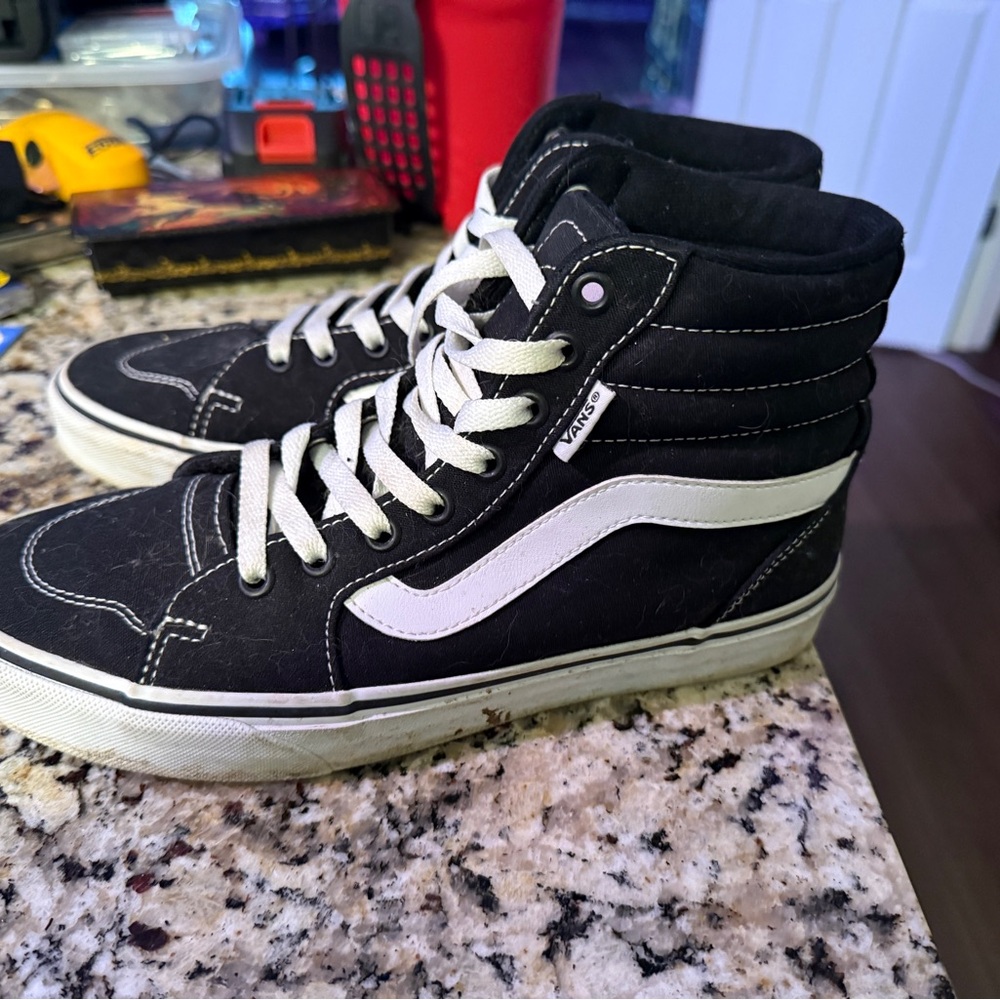 Vans Black and White High-Tops